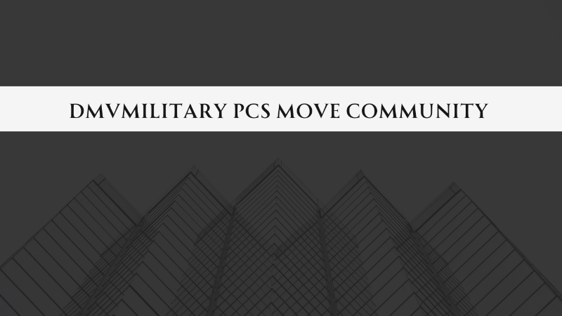 DMV Military PCS Move Community